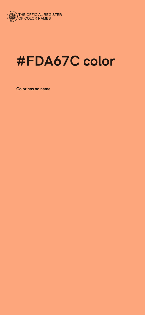 #FDA67C color image