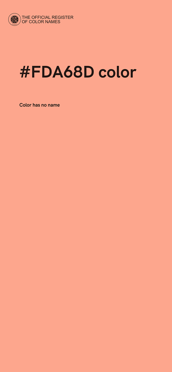 #FDA68D color image
