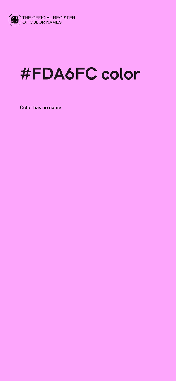 #FDA6FC color image