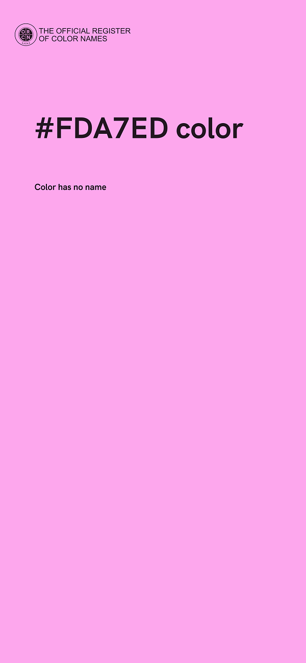#FDA7ED color image