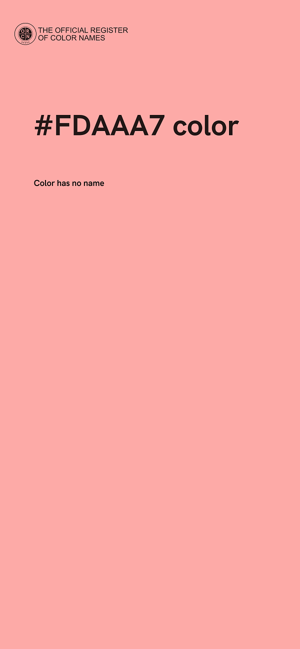 #FDAAA7 color image