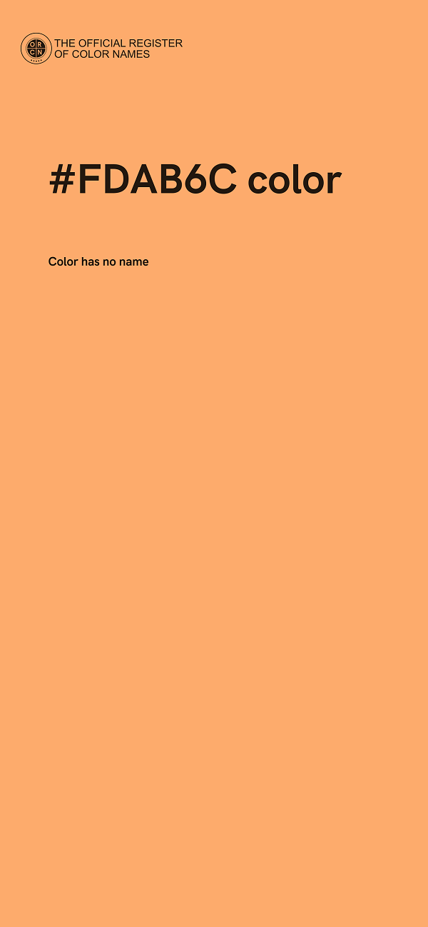 #FDAB6C color image