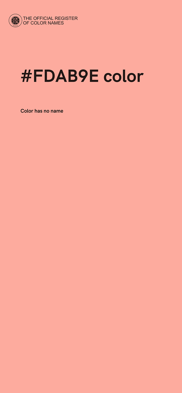 #FDAB9E color image