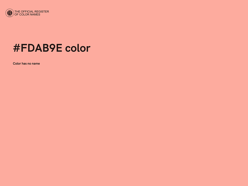 #FDAB9E color image