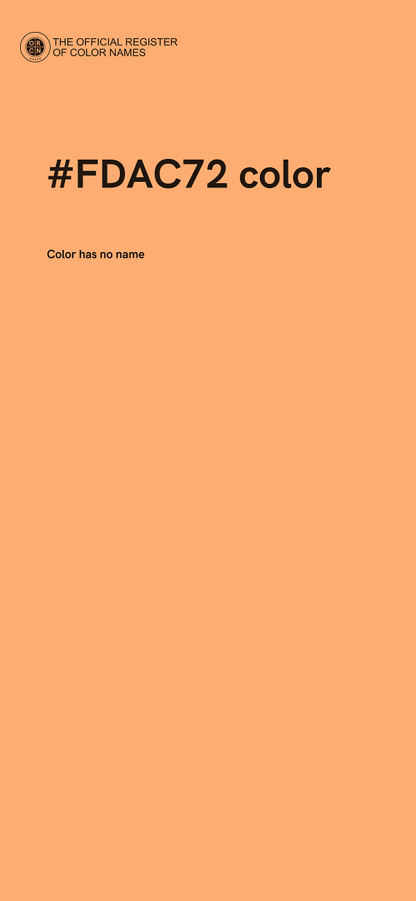 #FDAC72 color image