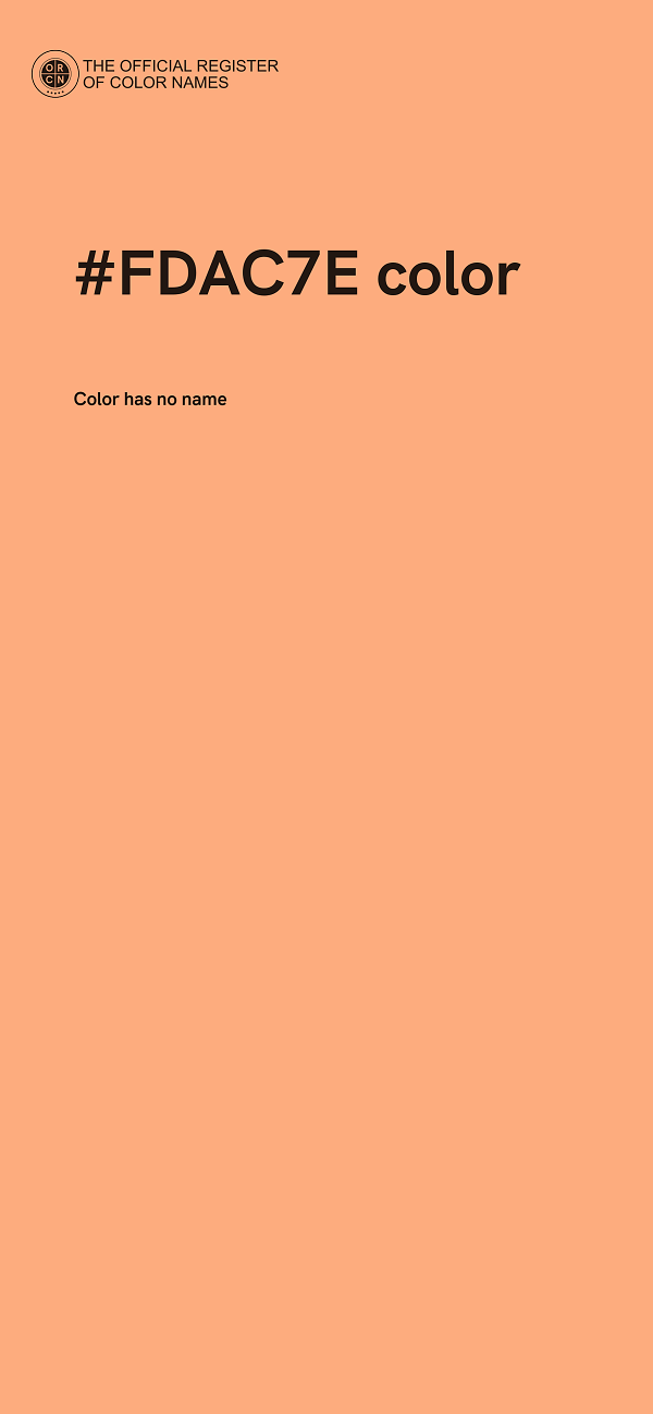 #FDAC7E color image