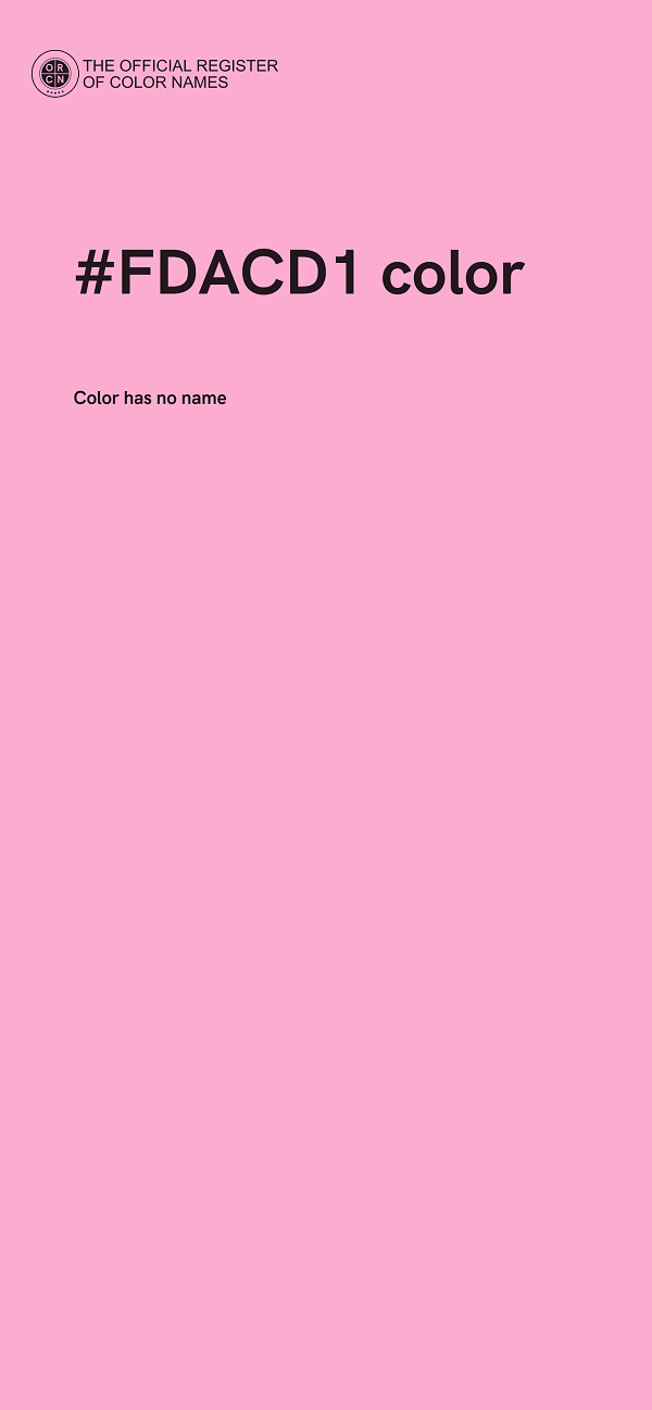 #FDACD1 color image