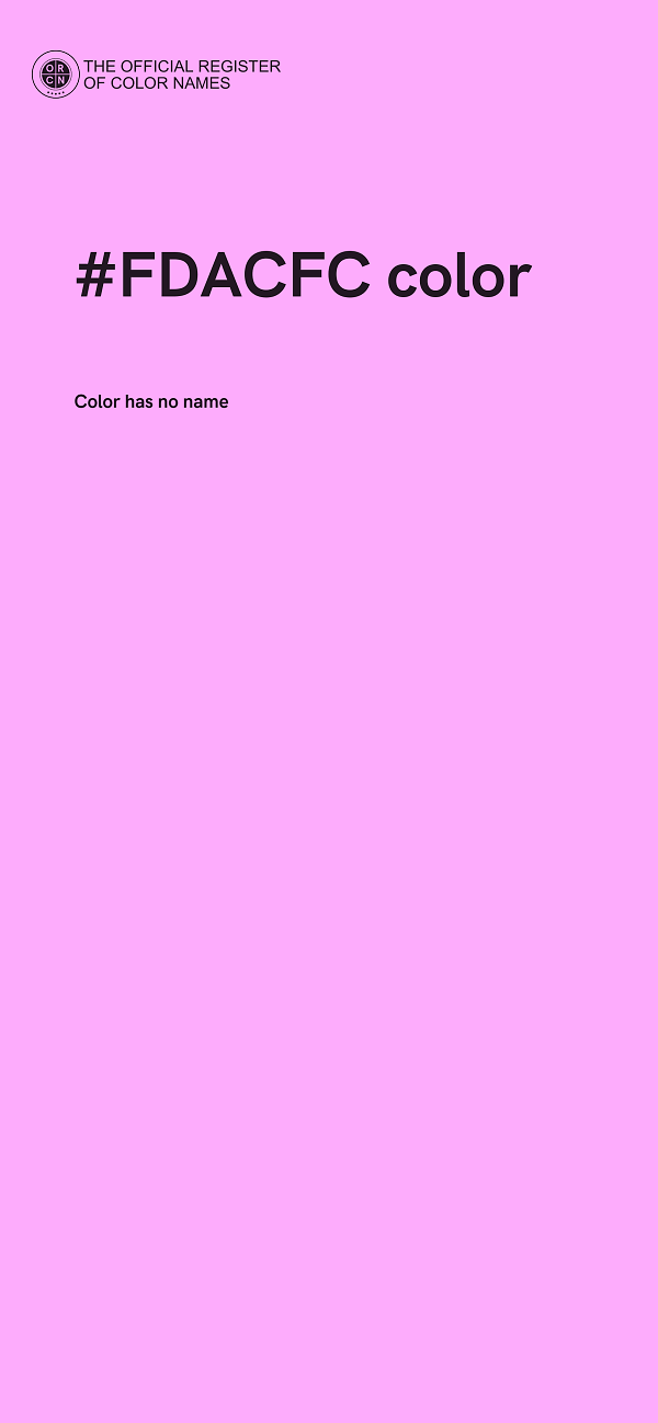 #FDACFC color image
