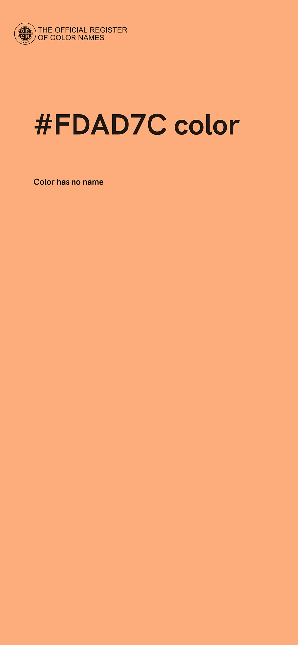 #FDAD7C color image