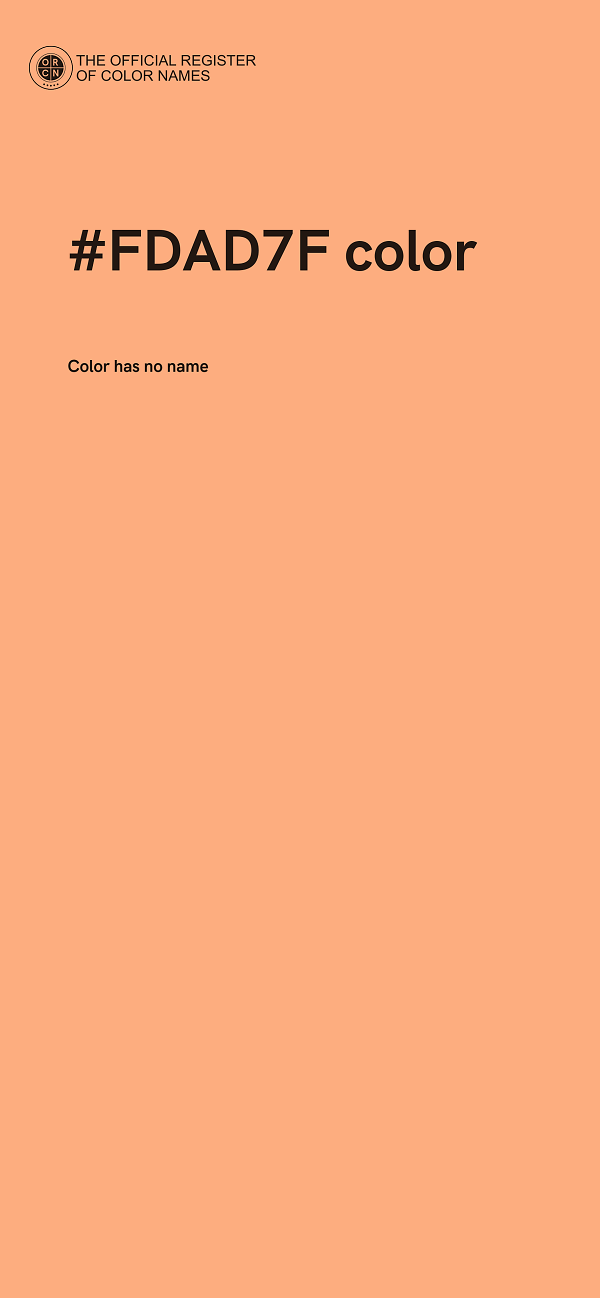 #FDAD7F color image