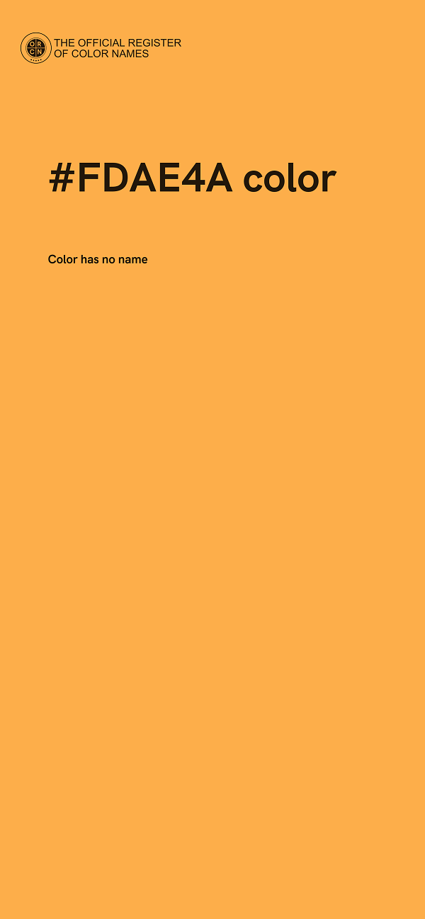 #FDAE4A color image