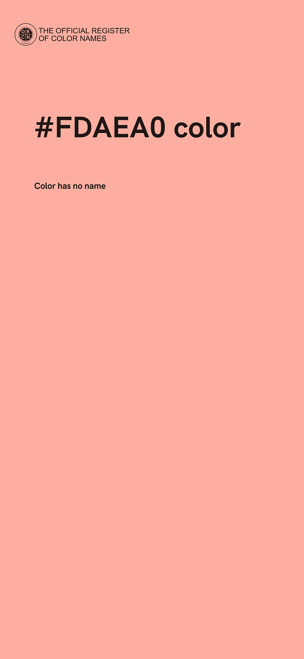 #FDAEA0 color image
