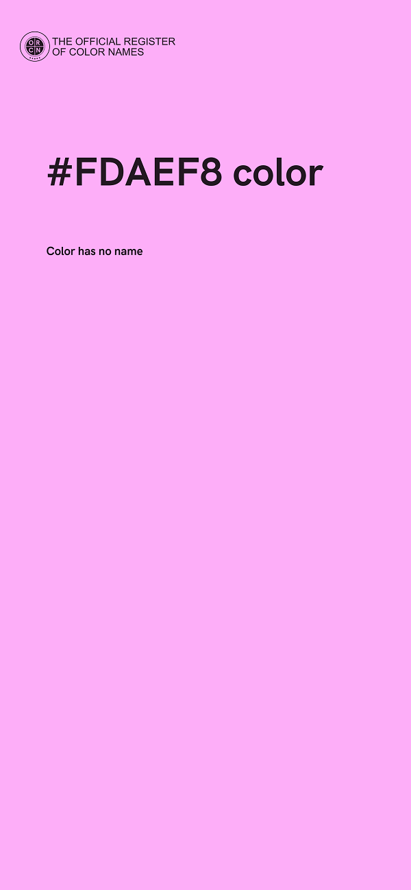 #FDAEF8 color image