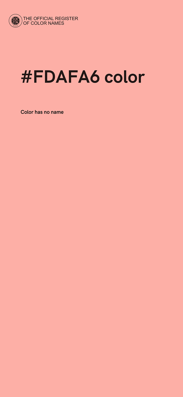 #FDAFA6 color image