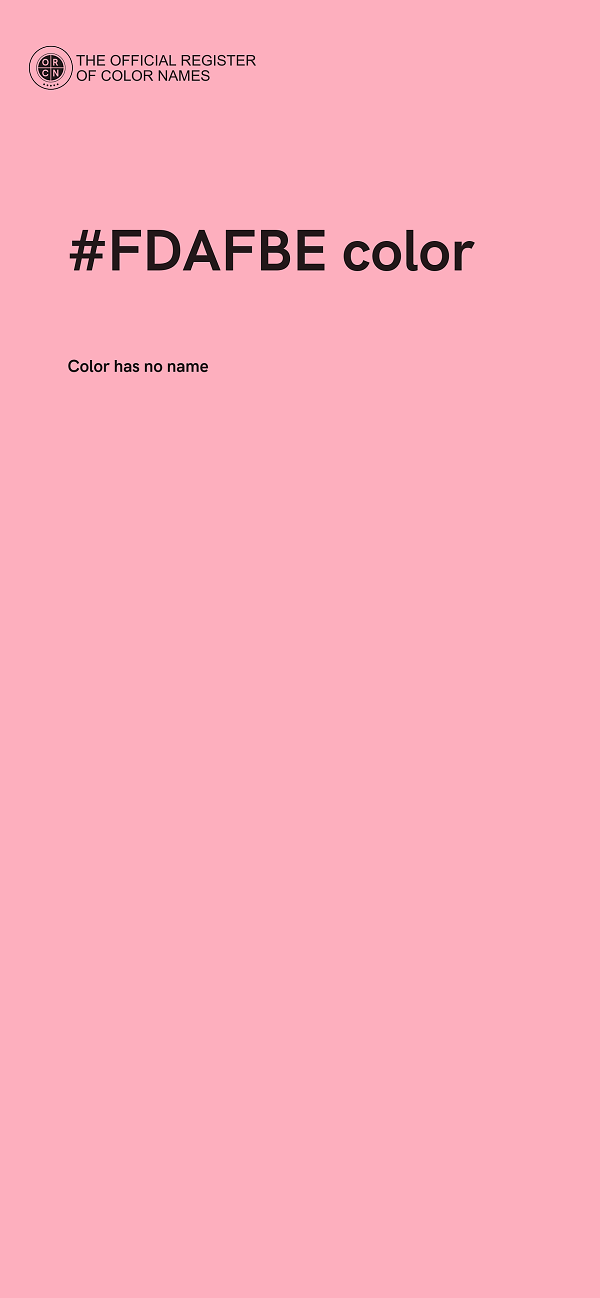 #FDAFBE color image