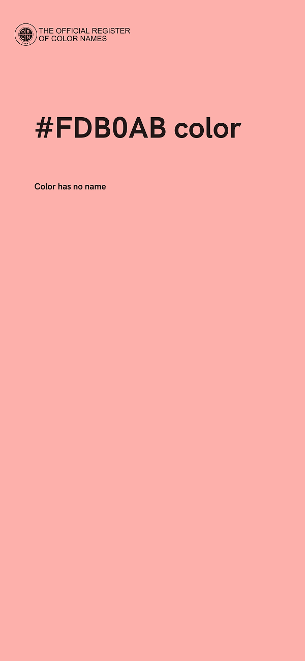 #FDB0AB color image