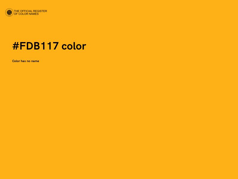 #FDB117 color image