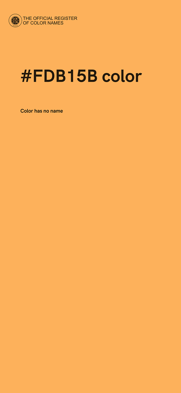#FDB15B color image