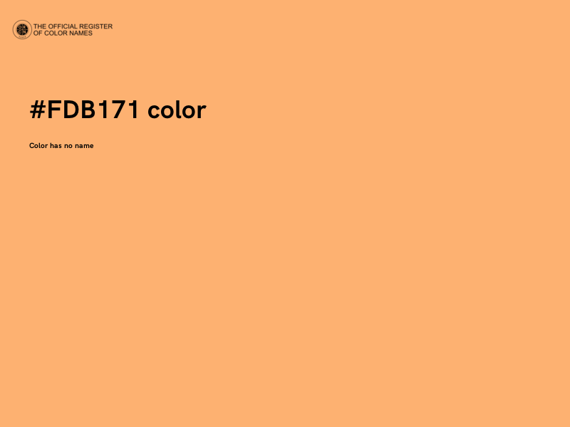 #FDB171 color image