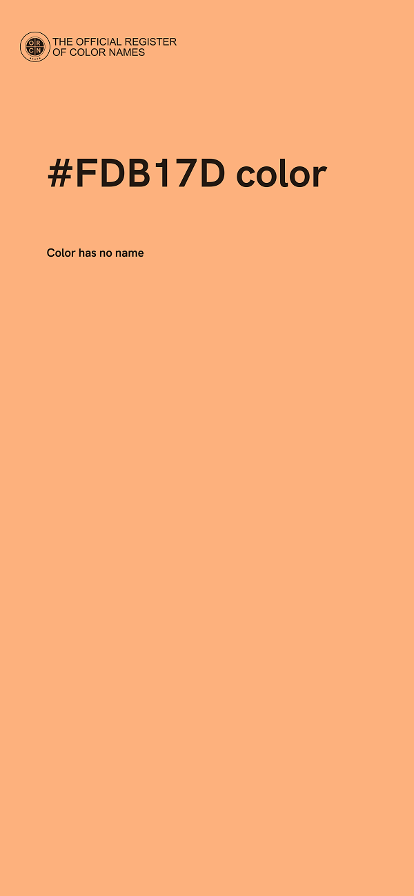 #FDB17D color image