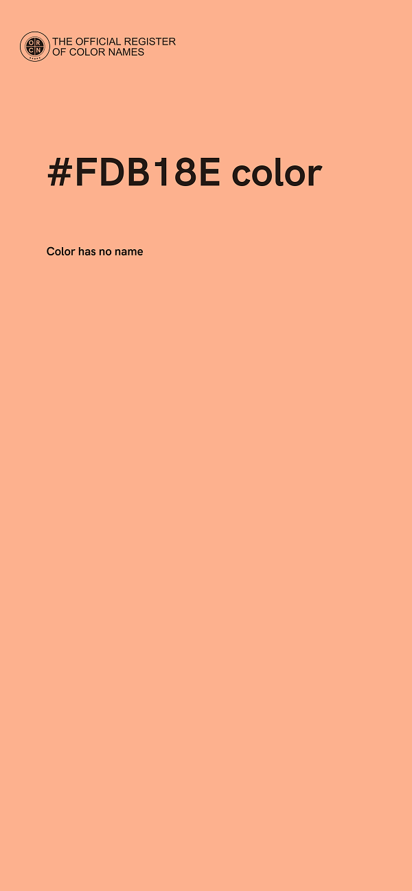 #FDB18E color image
