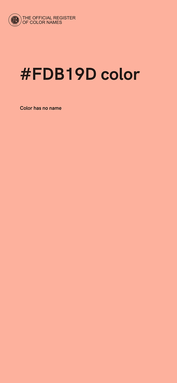 #FDB19D color image