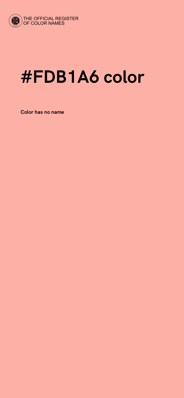 #FDB1A6 color image