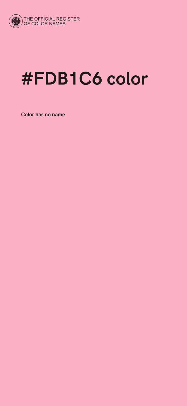 #FDB1C6 color image