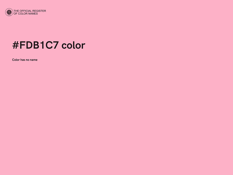 #FDB1C7 color image