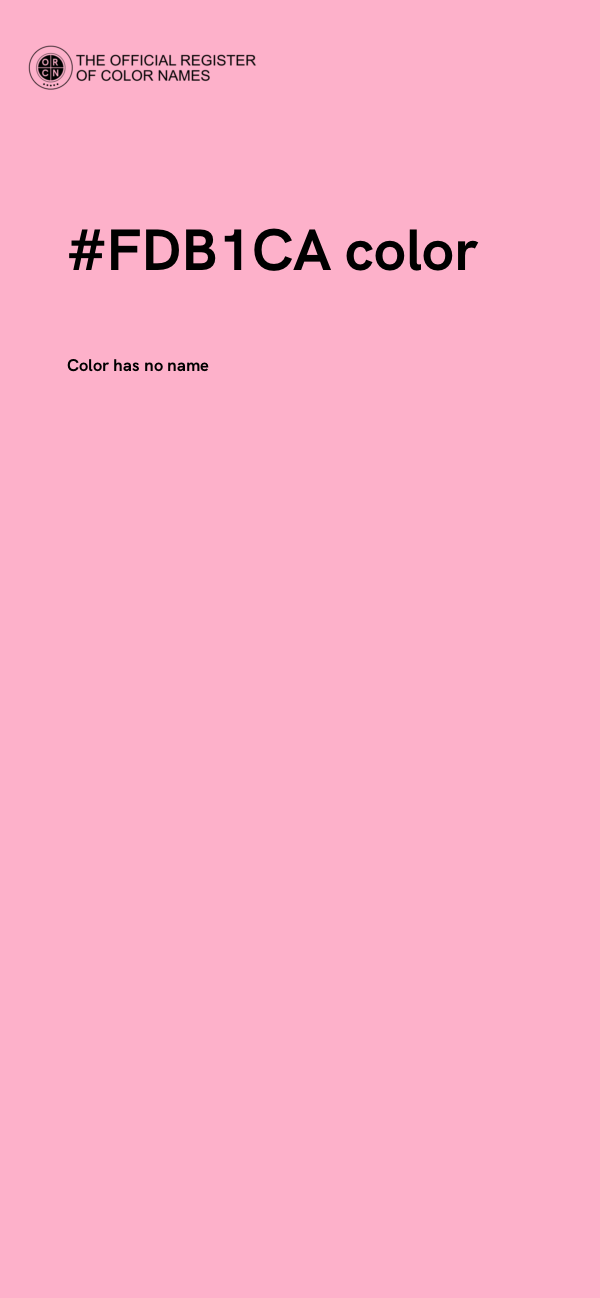 #FDB1CA color image