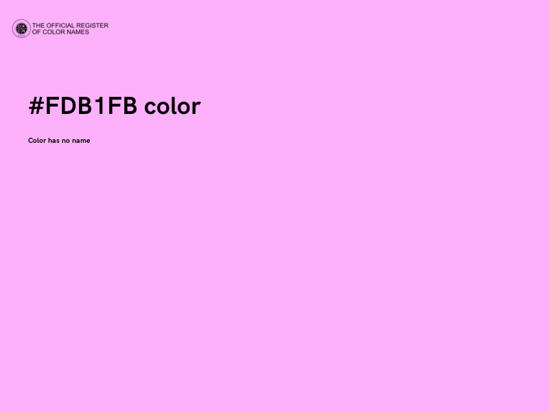 #FDB1FB color image