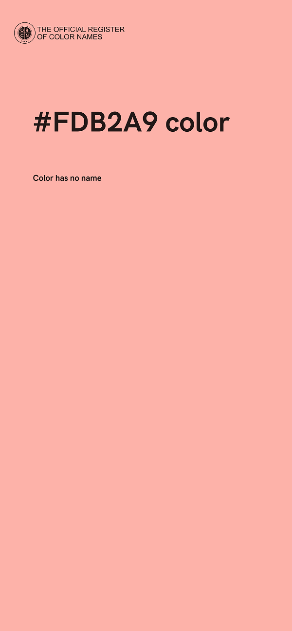 #FDB2A9 color image
