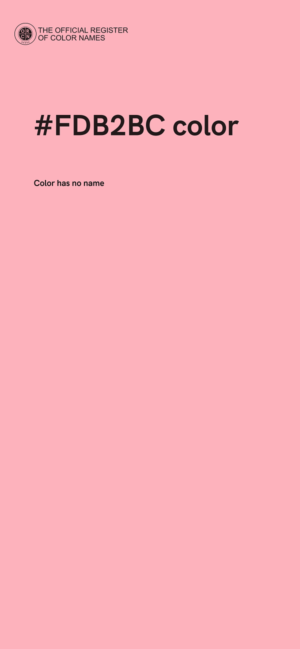 #FDB2BC color image