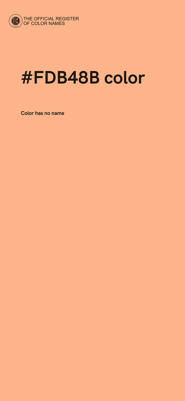 #FDB48B color image