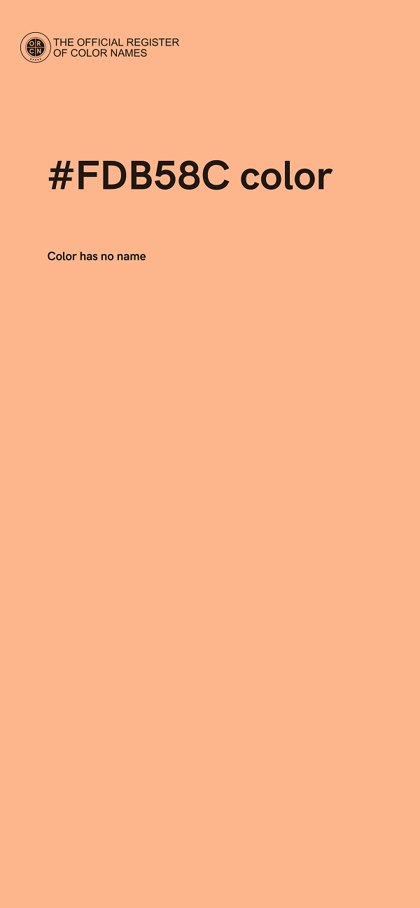 #FDB58C color image