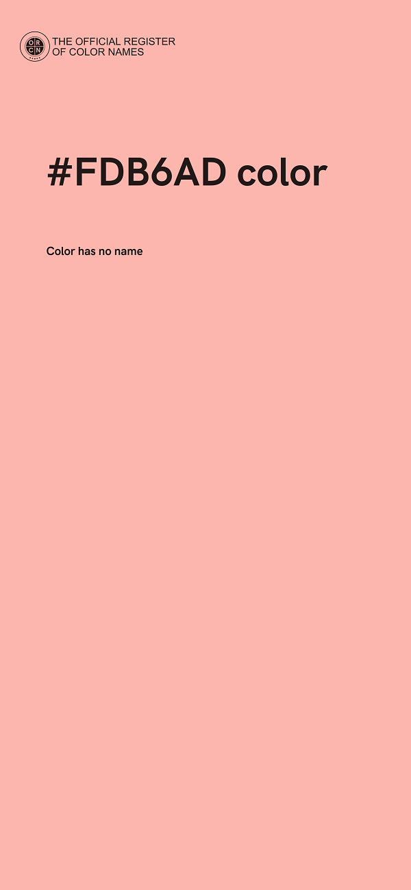 #FDB6AD color image