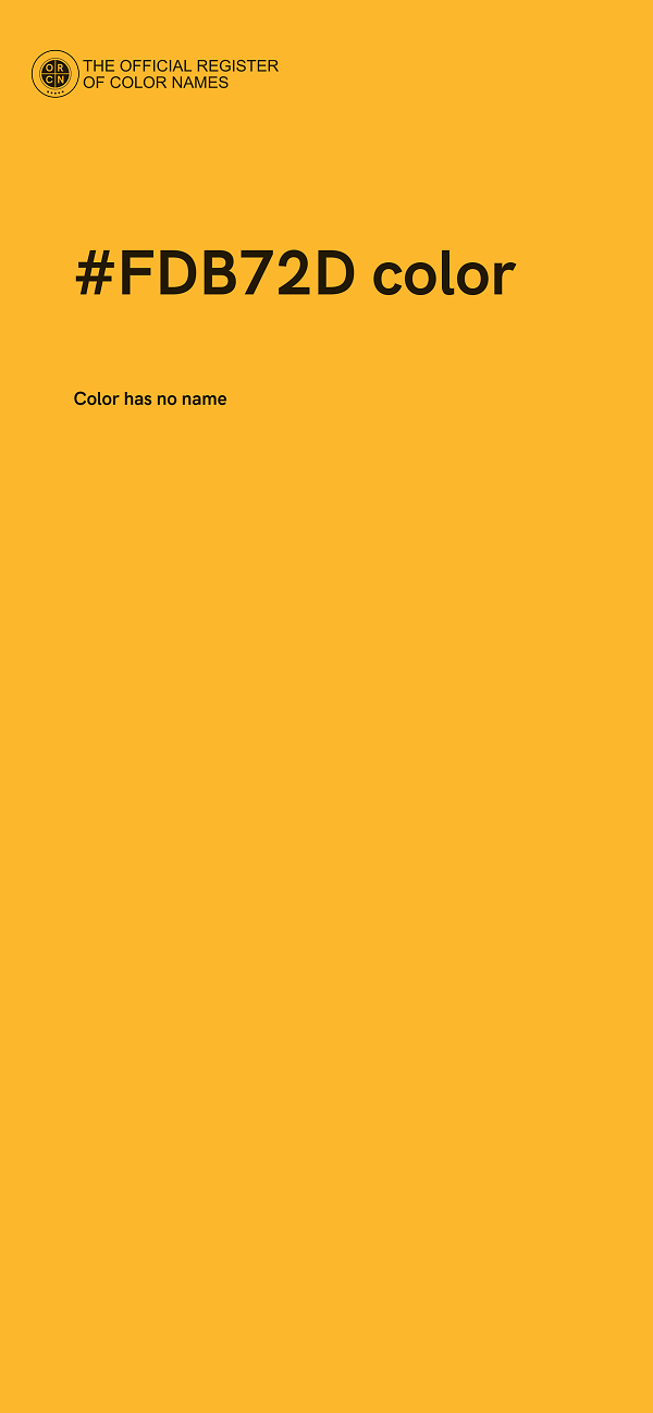 #FDB72D color image