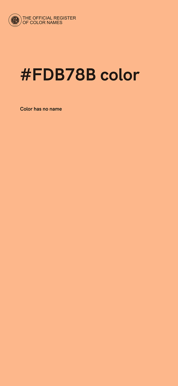 #FDB78B color image