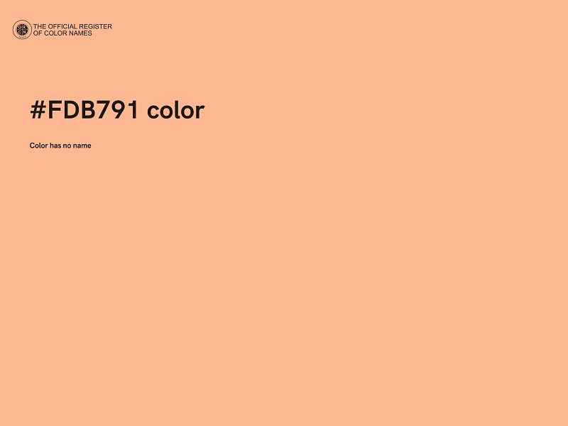 #FDB791 color image