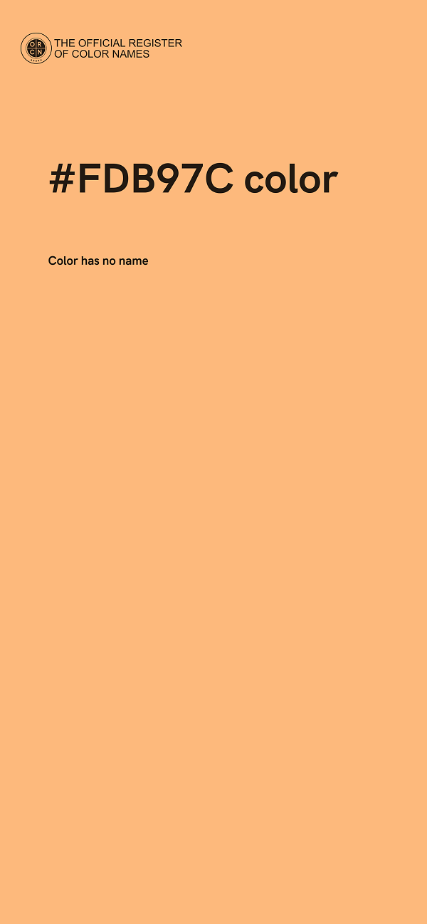 #FDB97C color image
