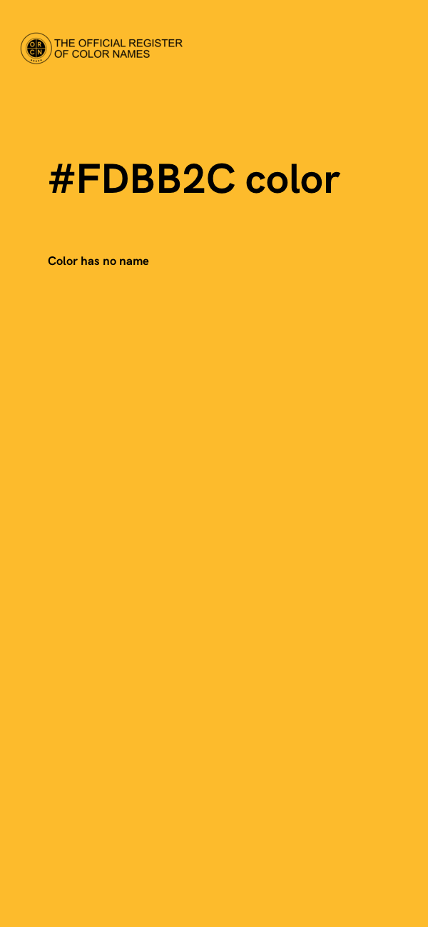 #FDBB2C color image