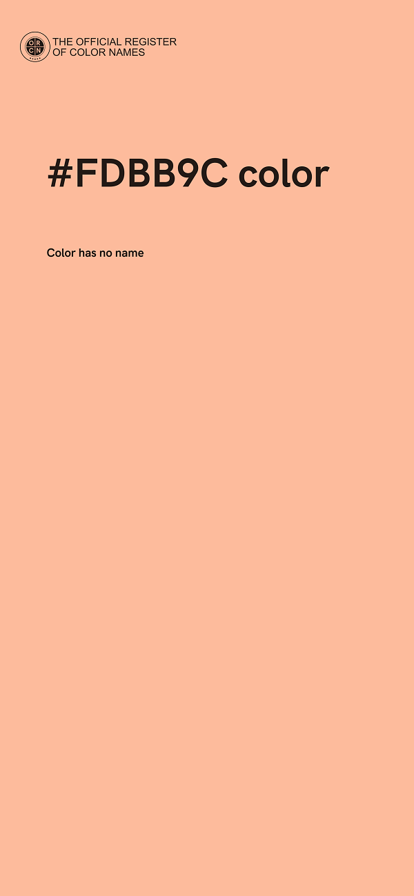 #FDBB9C color image