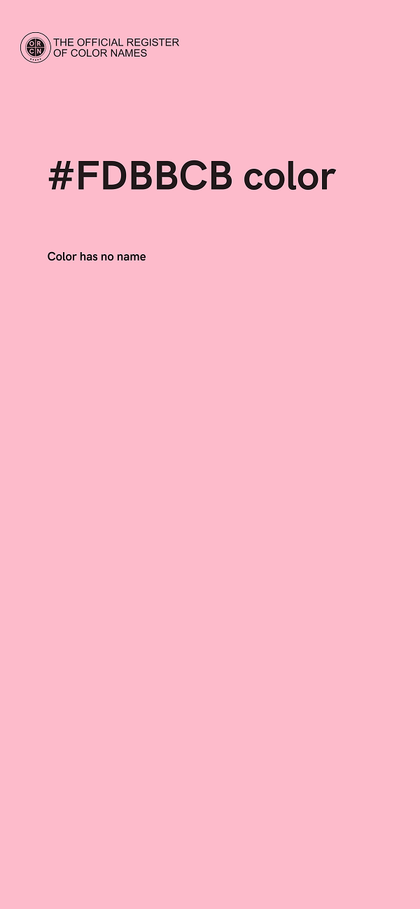 #FDBBCB color image
