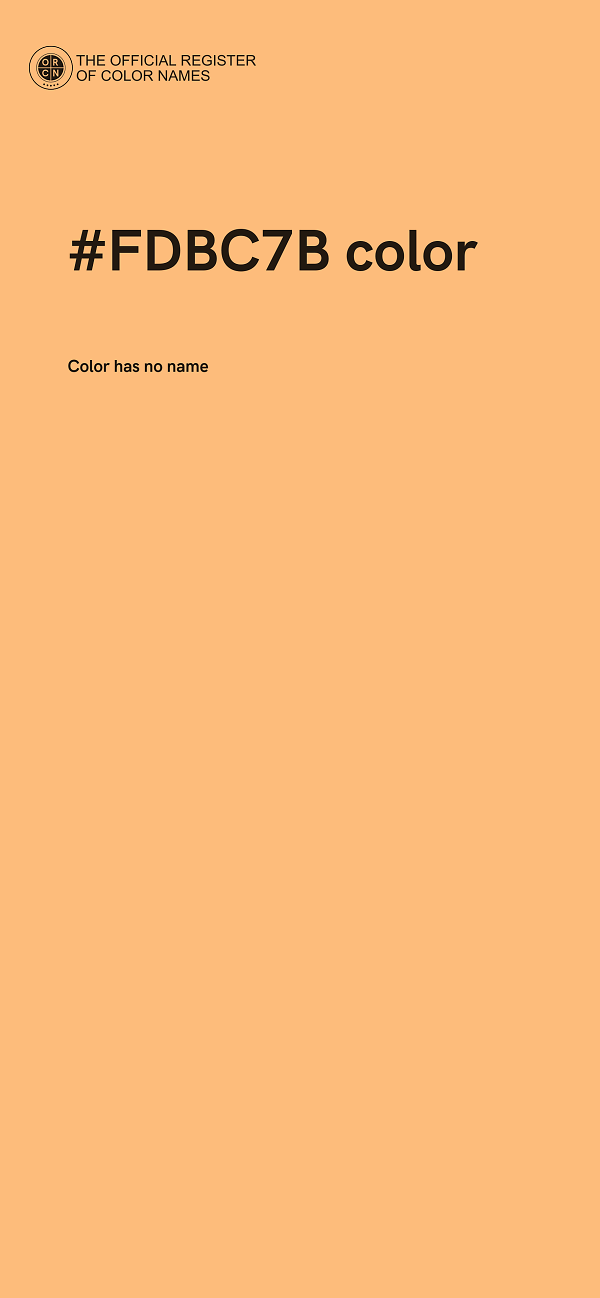 #FDBC7B color image
