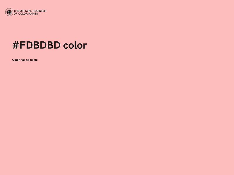 #FDBDBD color image
