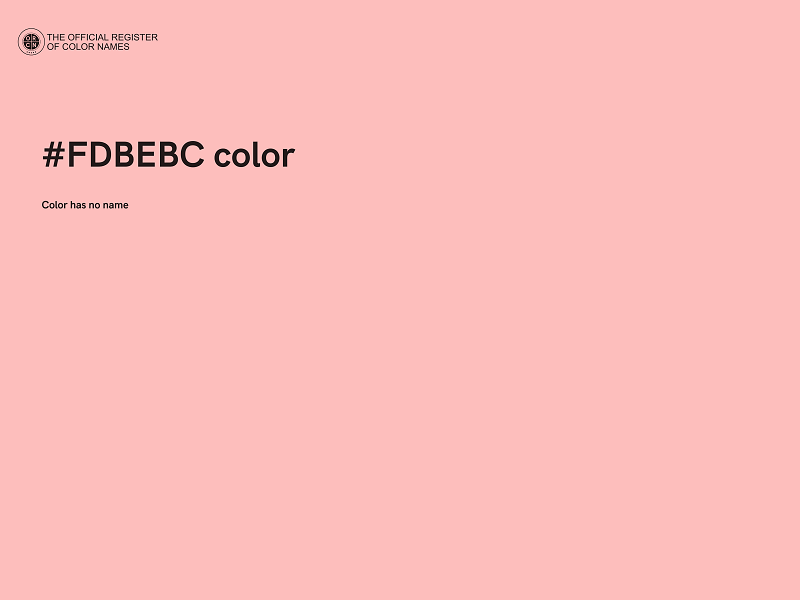 #FDBEBC color image