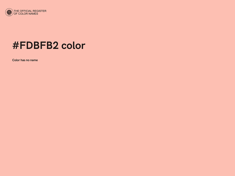 #FDBFB2 color image