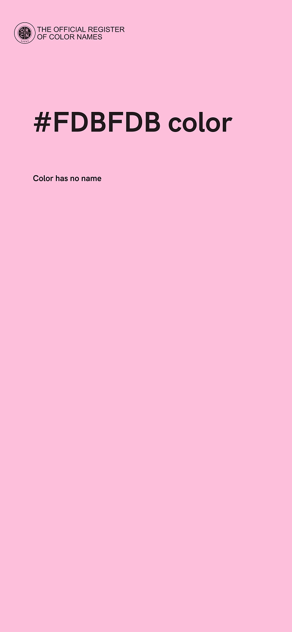 #FDBFDB color image
