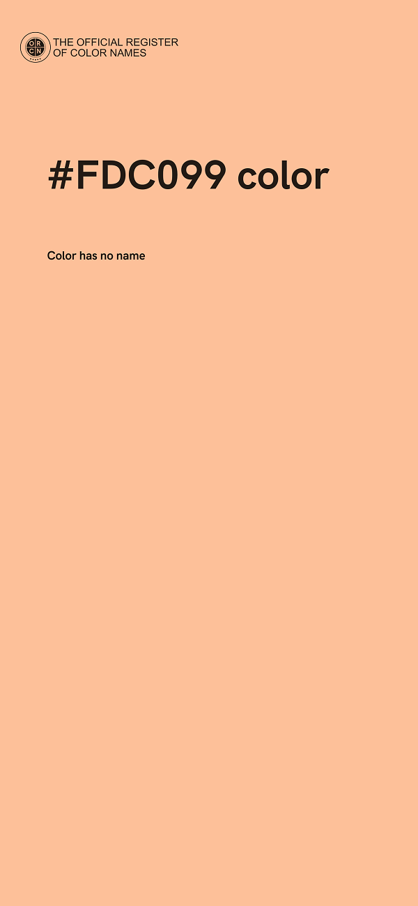 #FDC099 color image