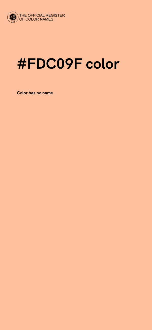 #FDC09F color image